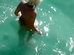 Mature lady spied in pool cabin