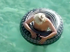 Mature lady spied in pool cabin