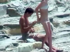 Secretive couple trying to fuck