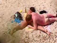 Spied as he licks and mounts her pussy