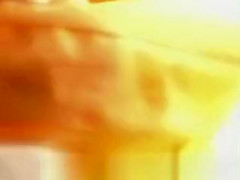 Girl in green bikini at beach