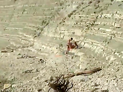Voyeur zoomed in on a couple having sex
