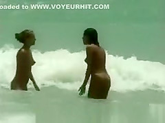 Topless Beach Cuties