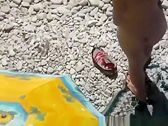 Nudist woman with nice pair of tits