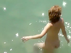 Nudist woman with nice pair of tits