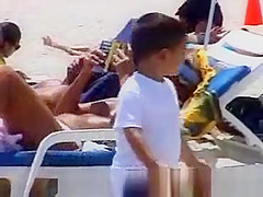 Hot beach boobs