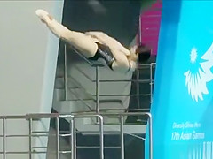 A lovely chinese diver