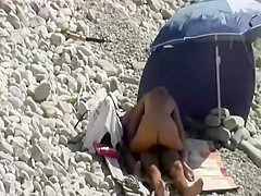 Cock riding girl spied by a voyeur