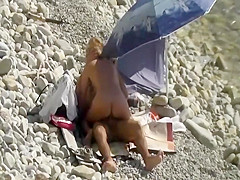 Cock riding girl spied by a voyeur