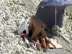 Cock riding girl spied by a voyeur