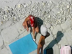 Nudist women chatting