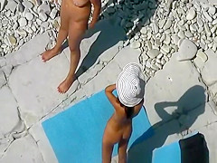 Nudist women chatting