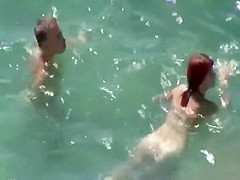 Dude can't keep his hands off her