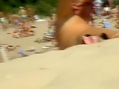 Hot girls on a nudist beach
