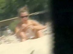 Hot girls on a nudist beach