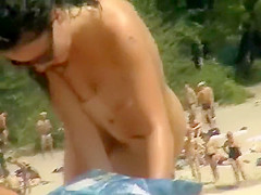 Hot girls on a nudist beach