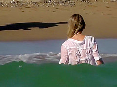 Voyeur stumbled on a photo session