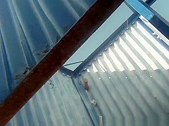 View hidden camera in changing cabins