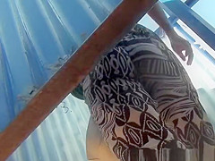 View hidden camera in changing cabins