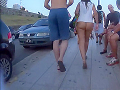 Unbelievably tiny bikini thong