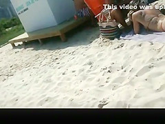 Hot asses in small bikinis in the beach