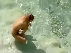 Pussy licking and fucking at the beach