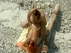 Pussy licking and fucking at the beach
