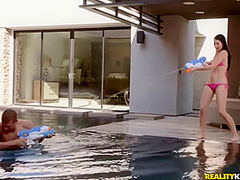 Banged In The Swimming Pool With Alex Coal And Xander Corvus