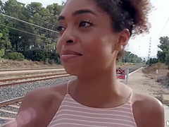 Dark Skinned Minx Enjoys Fucking In Public - Mike Angelo, Ennio Guardi And Luna Corazon