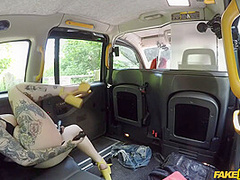 Alexxa Vice, Chuck Loads And Pixie Peach In Lucky Driver Enjoys Crazy Handjob On His Working Place!