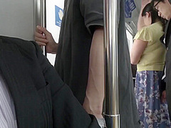 Horny Thicc Japanese Housewife Creampied On Train With Yuki Sakurai And Azusa Yagi