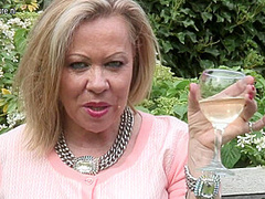 British Inked Housewife Getting Naughty In Her Garden - MatureNL