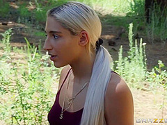 Blonde Stunner Gets Fucked In The Woods - Abella Danger, Scott Nails And Charles Dera