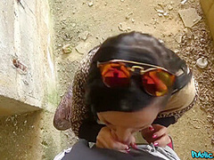 Isabel Dark - Hard Outdoor Pussy Fuck With