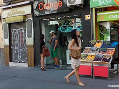 Nudists Fetish. Naked Girl Loves Bdsm And Show Her Naked Body On The Street