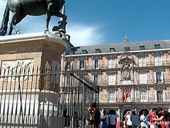 Nudists Fetish. Naked Girl Loves Bdsm And Show Her Naked Body On The Street