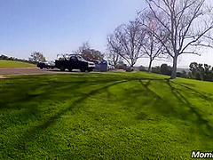 Mother I´d Like To Fuck Shagged In Park - Outdoor Sex