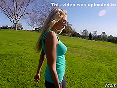 Mother I´d Like To Fuck Shagged In Park - Outdoor Sex