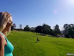 Mother I´d Like To Fuck Shagged In Park - Outdoor Sex