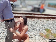 Tyler Steel, Adriana Chechik And Tyler Nixon In Crazy Outdoor Sex Video