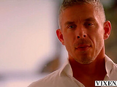 Stunning Brunette Model Sucking And Fucking Her Way To The Fame