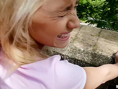 Veronica Leal In Gives Blowjob And Gets Pounded Outdoors