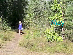 Summer Day - Sassy May Solo Nude On Outdoor Masturbation