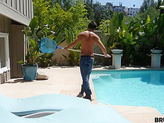 Alaina Kristar In Brute-made Love By A Pool Boy