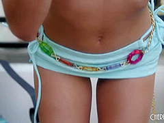 Natural Tits Ebony Babe Alexis Tae Plays Masturbates with her Butt Plug