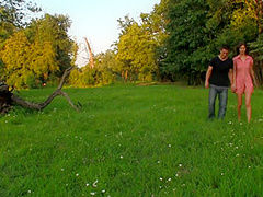 Teen Irenka And Karol - Outdoors Euro Porn - Young Couple Shagging