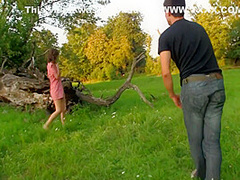 Teen Irenka And Karol - Outdoors Euro Porn - Young Couple Shagging