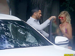 Rich Guy Fucked And Outdoors - Gabi Gold, Damon Dice And Gabbie Carter