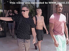 Lena Paul - Busty Blonde Unleashes Lust In A Pool Orgy. Dayum!