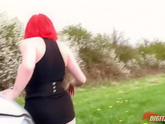 They Picked A Hitchhiker And Fuck Her Outside